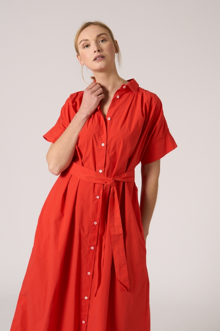 Cotton Dress Red
