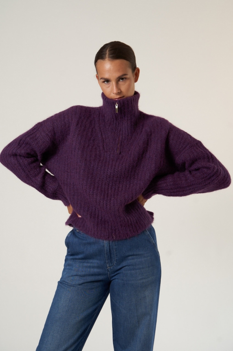 Baltan Knit Purple