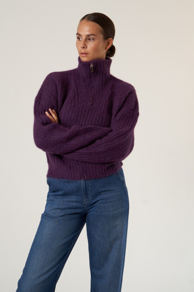 Baltan Knit Purple